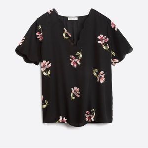 NINE BRITTON | Frenkel Scallop Blouse